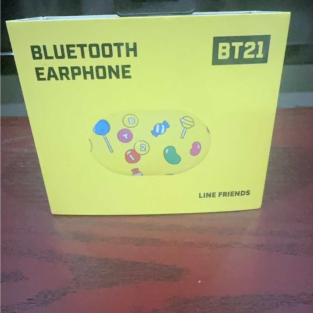 BT21 Yellow Bluetooth Earbuds (New)